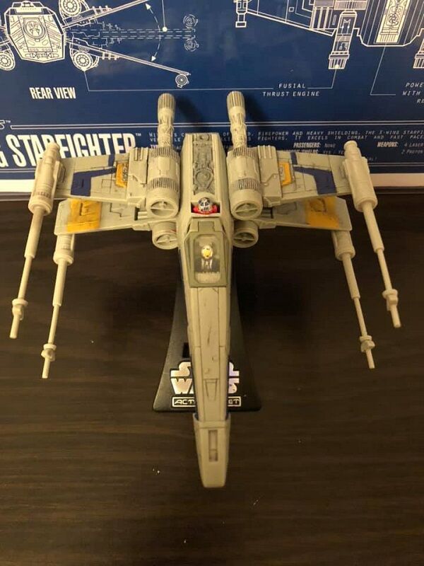 Action Fleet Blue Leader X-wing (Rogue One) (Star Wars) Custom Vehicle