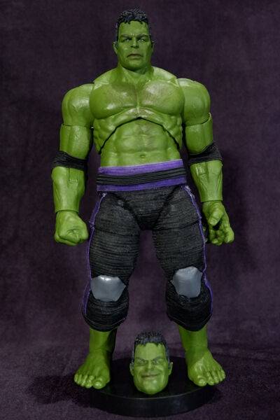 custom marvel legends hulk