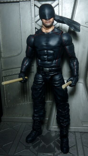 Netflix Daredevil black suit version 2 (Marvel Legends) Custom Action Figure