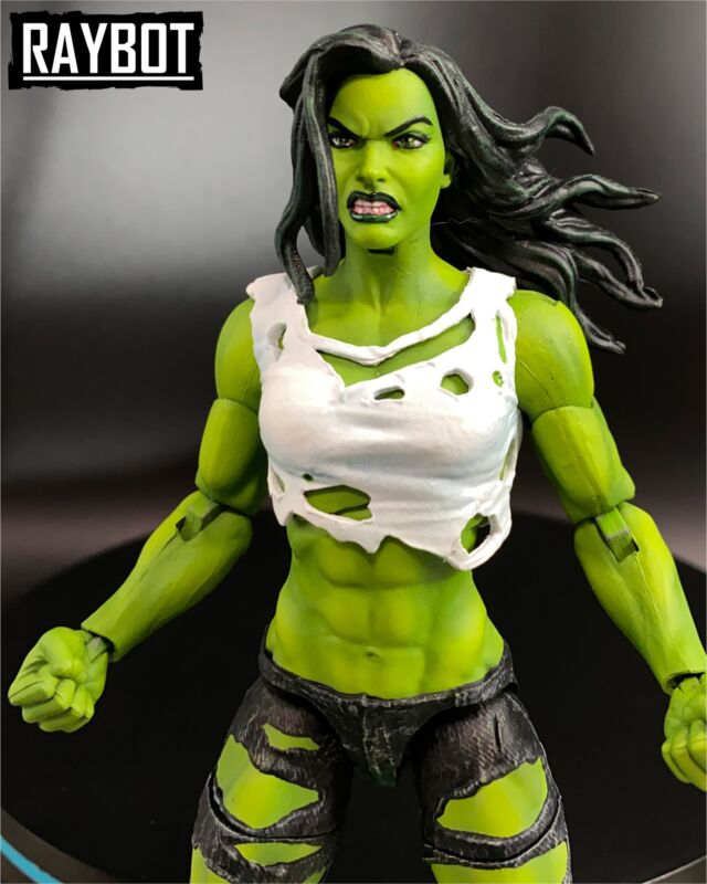 She-Hulk (repaint) (Marvel Legends) Custom Action Figure