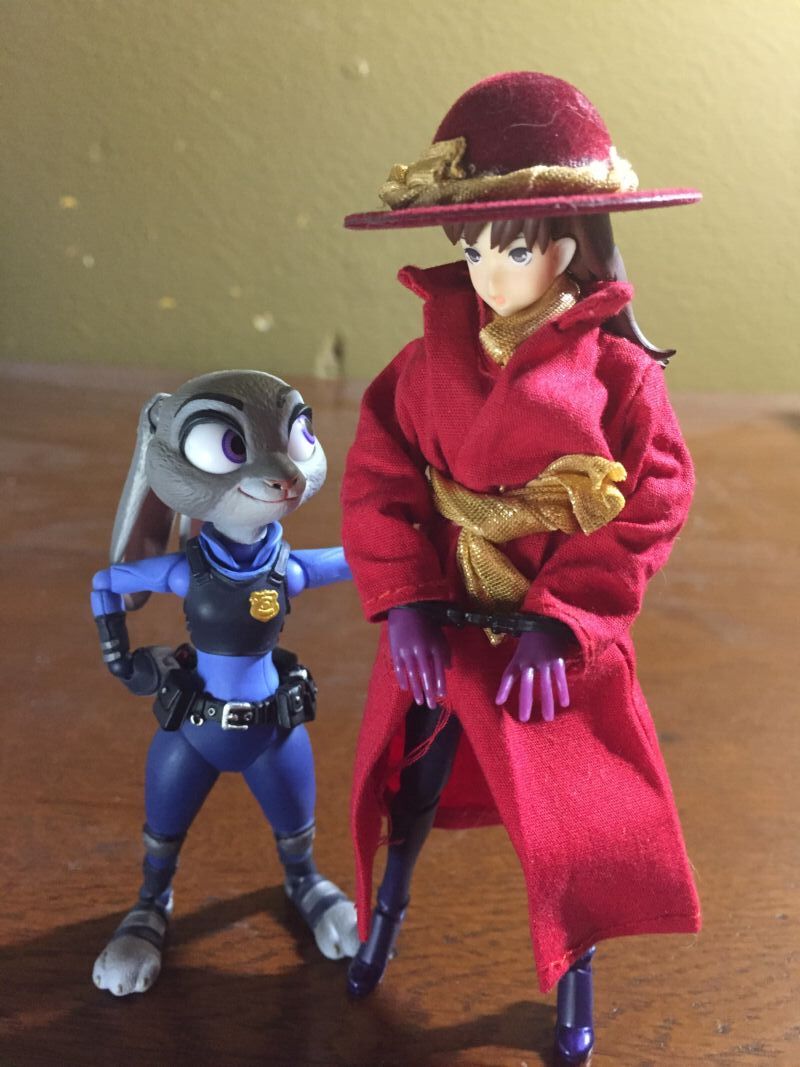 Carmen Sandiego Figma Style Commission (Carmen Sandiego) Custom Action  Figure