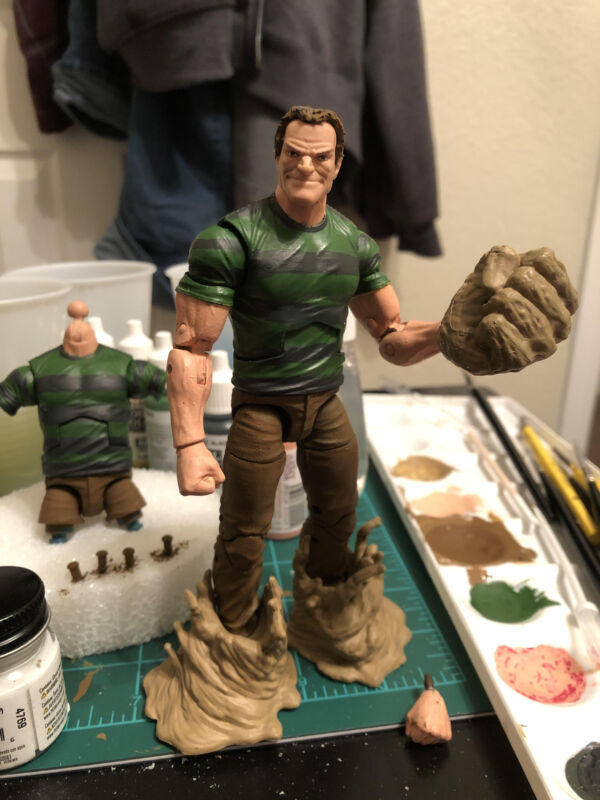 marvel legends sandman custom