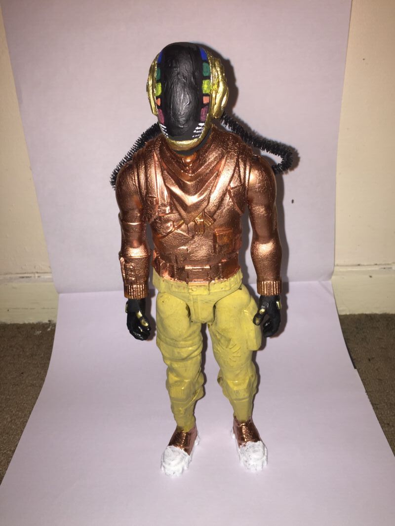 Daft punk (Guy Manuel) action figure (Music) Custom Action Figure