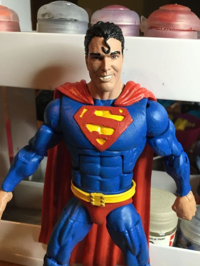 Superman (Wrestling) Custom Action Figure