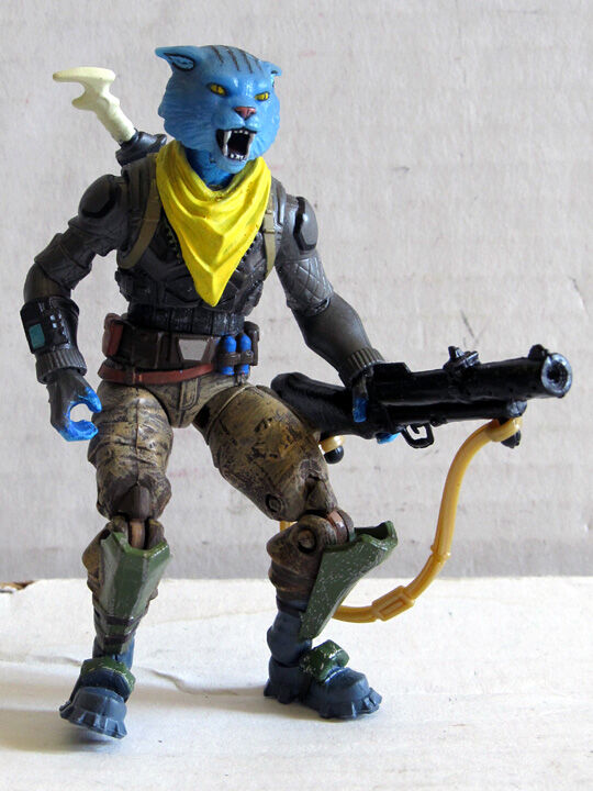 Bluefangs - Togorian Bounty Hunter (Star Wars) Custom Action Figure