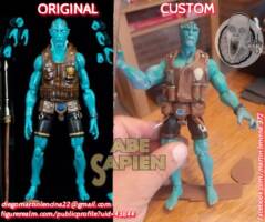 Abe sapien [1000toys version] # 1 (The Making of) (Hellboy) Custom Action Figure