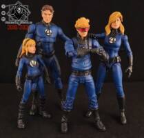 Fantastic Four - Reed Richards, Sue Storm, Franklin, Valeria (Fantastic Four) Custom Action Figure