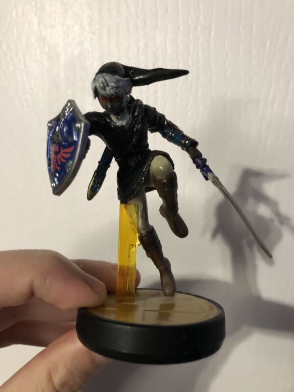 Dark link amiibo (Super Smash Bros.) Custom Miniature / Figurine