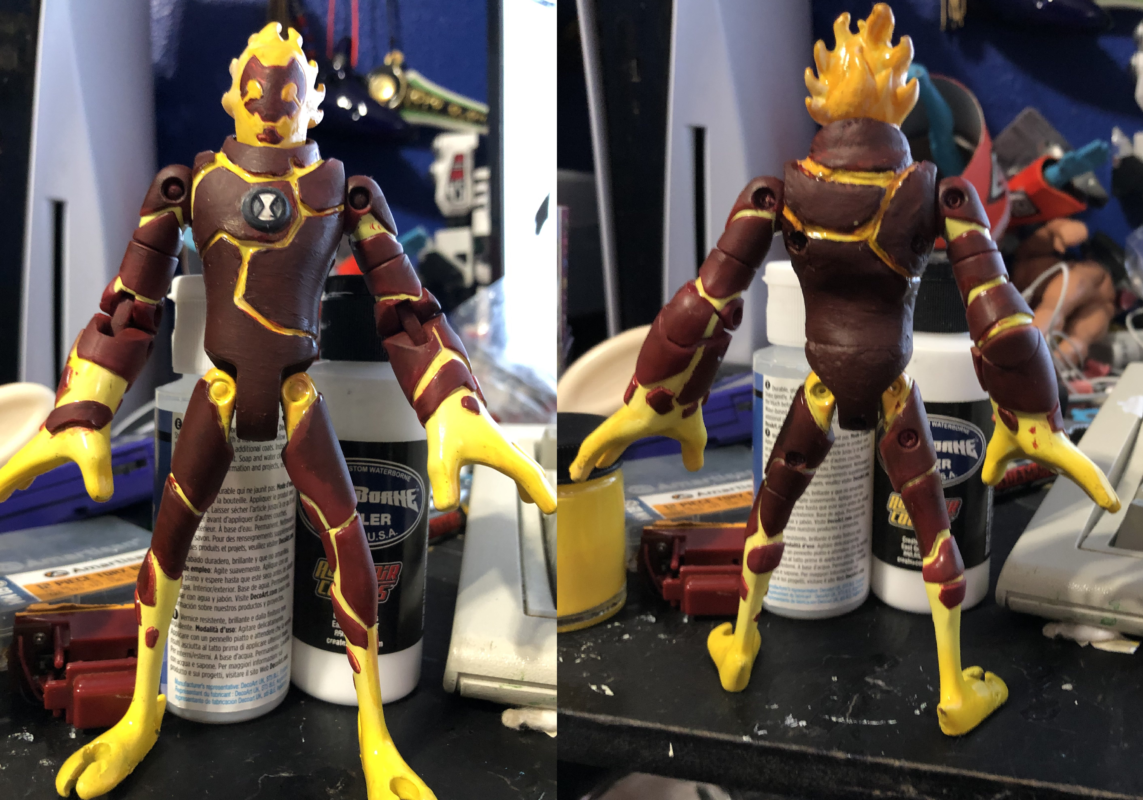 Heatblast (Ben-10) Custom Action Figure