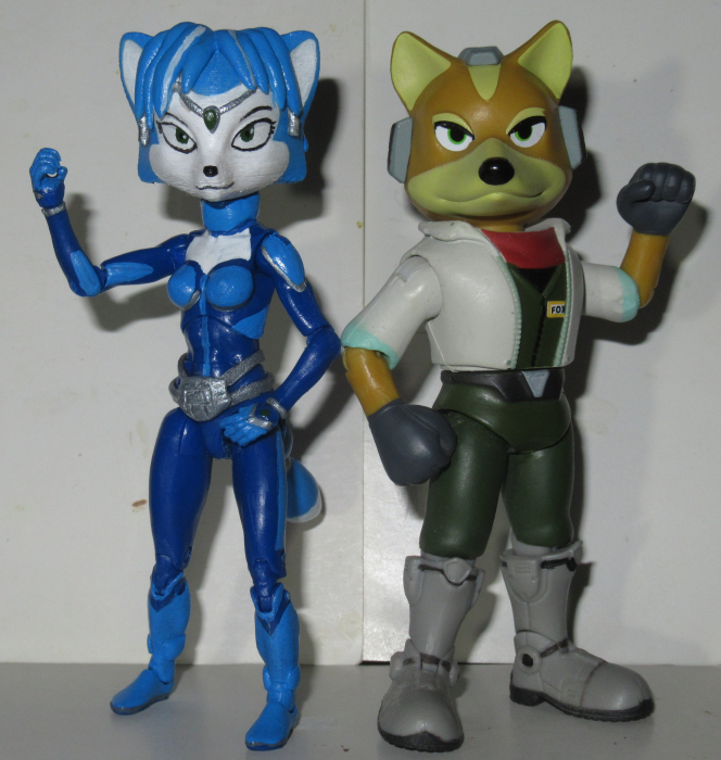 Krystal (Star Fox Assault version) (Star Fox) Custom Action Figure