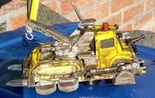 Space Truckers from the 44th quadrant adjacent to the nebulous ebb The Yellow Wrecker (Original) Custom Vehicle