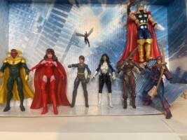 Madame Masque (Iron Man) Custom Action Figure [This was the lineup when she joined the Avengers.]