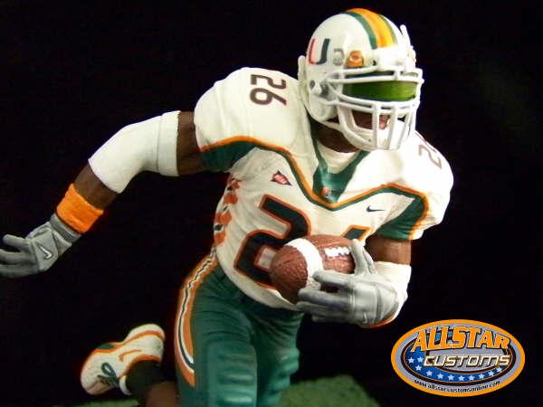 NCAA: Miami Hurricanes, Sean Taylor 12 – Play Action Customs