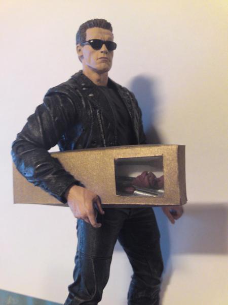 Rose Box Shotgun, T-800 (Terminator) Custom Miniature / Figurine