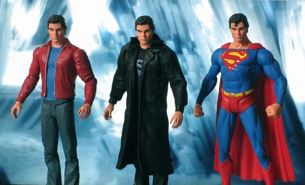 Smallville Clark Kent in Training Aka "the Blur" (DC Direct) Custom Action  Figure