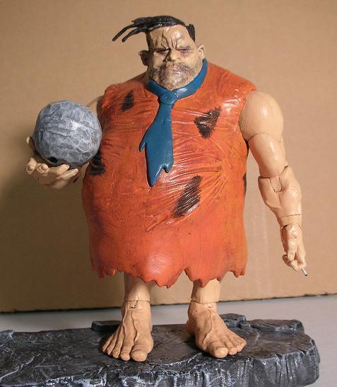 fred flintstone plastic figure