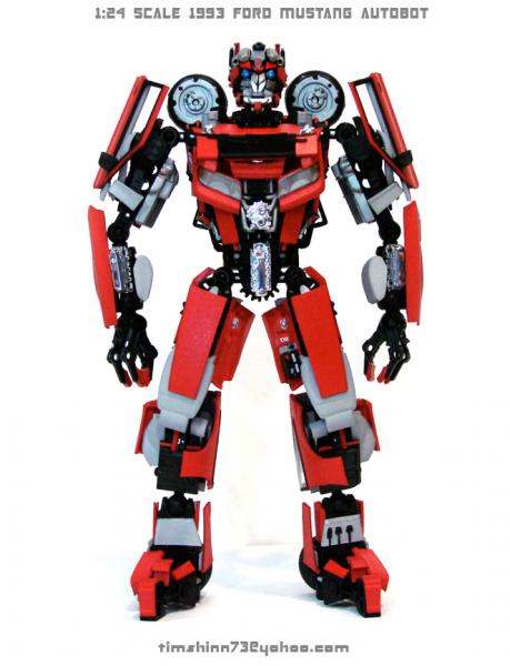 Mustang transformer hot sale toy