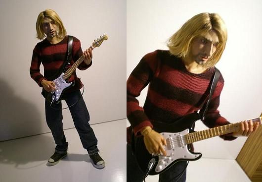Kurt Cobain (Nirvana) (Musicians) Custom Action Figure