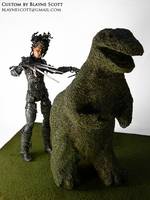 Edward Scissorhands (Super-Articulated) W/ Hedge Dio (Edward Scissorhands) Custom Action Figure