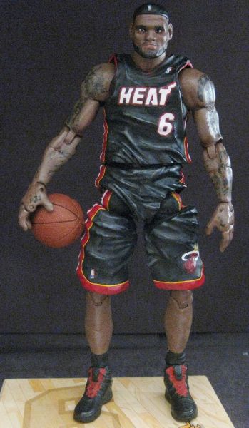 1/6 scale Enterbay LeBron James Miami heat 6 jersey only