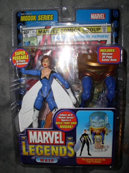 blue wasp marvel legends