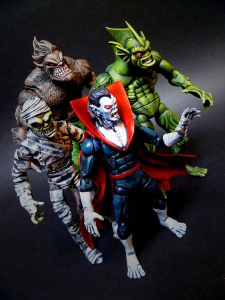 I want to make some customs of the Legion of Monsters, any ideas would be  appreciated 👍 l have started already on Werewolf by Night using Fang head  sculpt, Jackal body, not