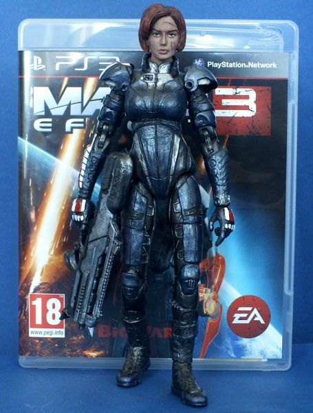 Commander Femshep Shepard (Mass Effect) Custom Action Figure
