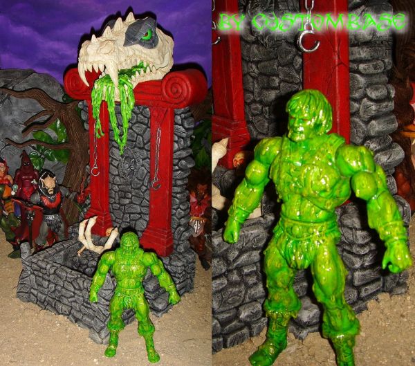 MOTUC Slime Pit He-Man and Slime Pit (Masters of the Universe