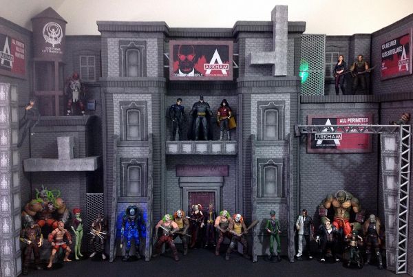 batman action figure diorama