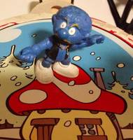 Stone Cold Smurf (Smurfs) Custom Miniature / Figurine
