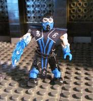 Sub Zero Mortal Kombat Mega Bloks (Mega Bloks) Custom Action Figure