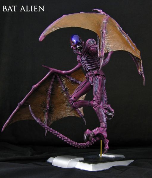 Bat Alien (Alien vs Predator) Custom Action Figure