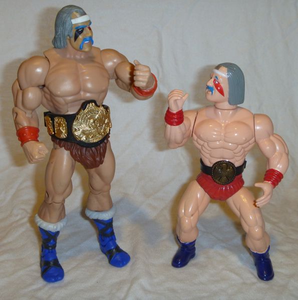 HULK HOGAN like MOTUC Bootleg Knock off WRESTLOR (Masters of the Universe)  Custom Action Figure