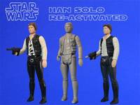 Small Head Han Solo Vintage Figure Re-Activated (Star Wars) Custom Action Figure