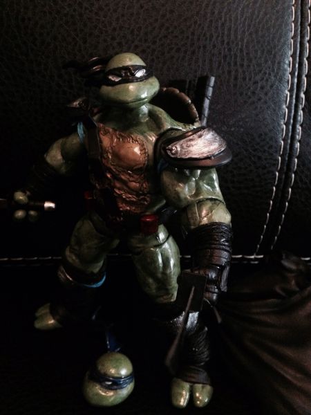 Jacked Leonardo (teenage Mutant Ninja Turtles) Custom Action Figure