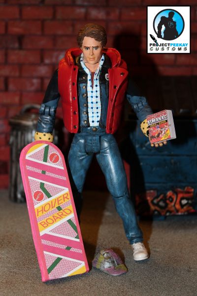 Marty Mcfly (Back to the Future) (Movie Masters) Custom Action Figure