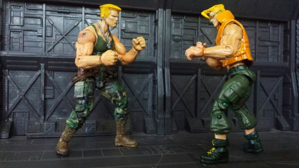 Awesome Guile Vs. Nash Street Fighter Diorama On The Way From  Kinnetiquettes - Game Informer