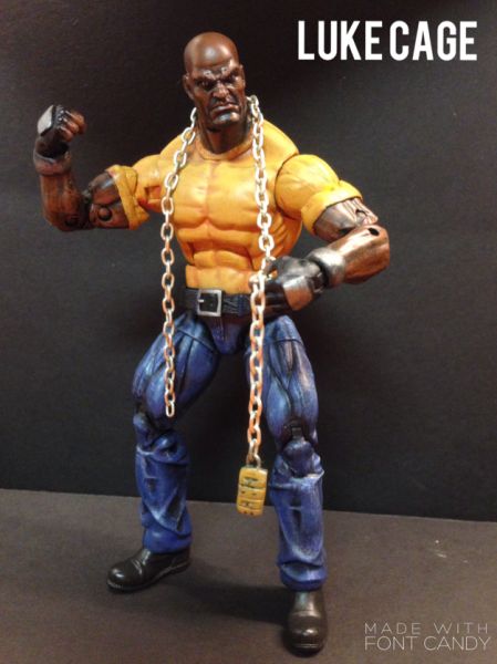 Luke Cage (Powerman) (Marvel Legends) Custom Action Figure