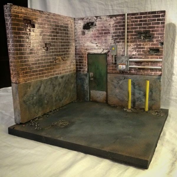 Custom 1 12th Scale Urban Alley Diorama Marvel Legends Custom Diorama