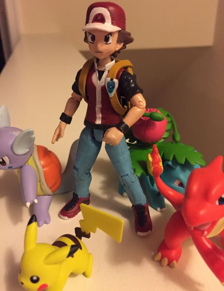 Pokemon Trainer Red (Pokemon) Custom Action Figure