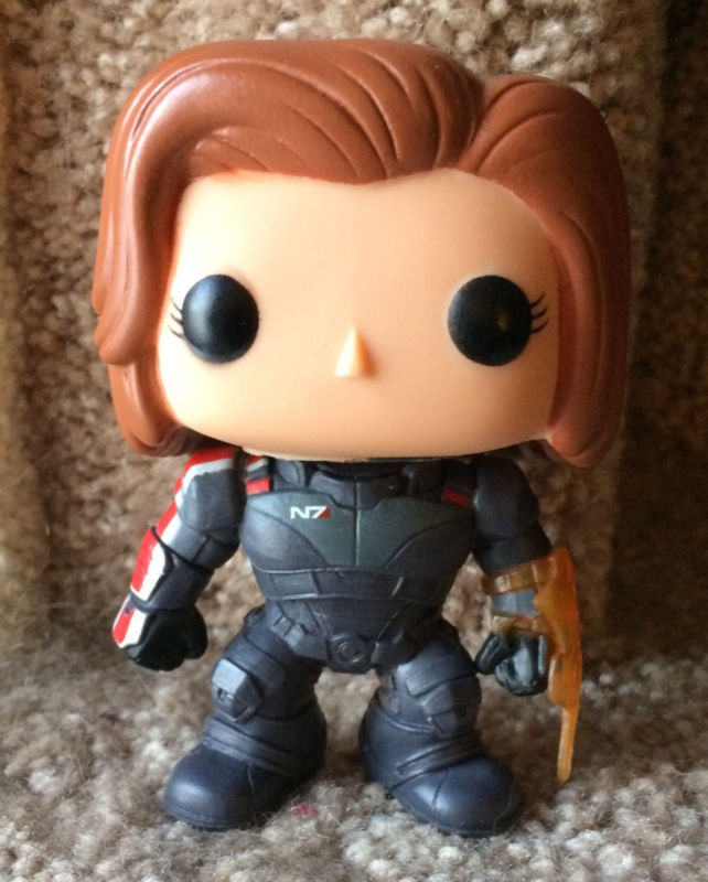 Default Female Commander Shepard Mass Effect Funko Pop Custom Action Figure 