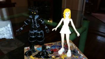 Anti form sora with namine figure (Kingdom Hearts) Custom Action Figure