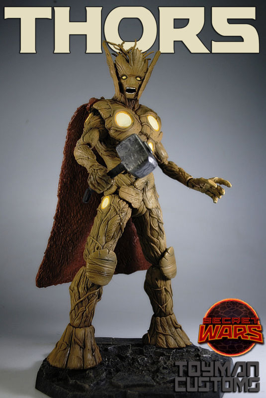 Panda Búsqueda Patatas Groot Thor (Marvel Legends) Custom Action Figure