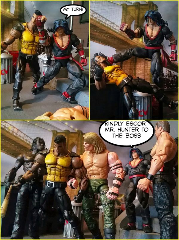 Mr. X and Bodyguard Enforcer Shiva (Streets of Rage) Custom Action Figure