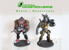 Bebop / Rocksteady Classics (Teenage Mutant Ninja Turtles) Custom Action Figure