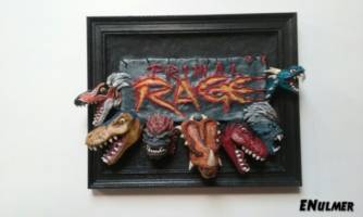 Primal Rage, Doom, Batman, and Deadpool (Batman) Custom Statue / Bust