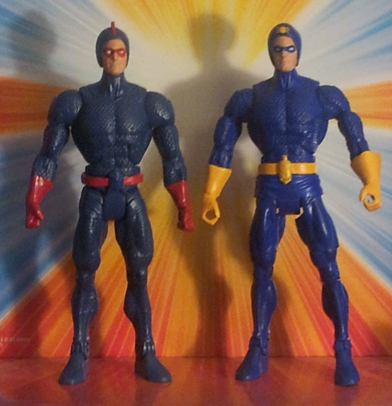 Golden Age BLUE BEETLE I Dan Garret (DC Universe) Custom Action Figure