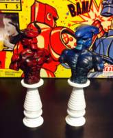 Red Rocker Vs. Blue Bomber (Hack / Slash) Custom Statue / Bust
