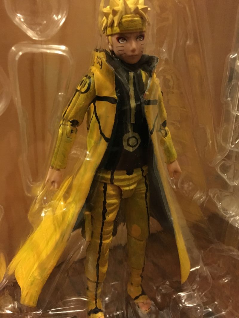 Naruto nine tails chakra mode 2 (Naruto) Custom Action Figure