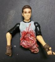 Actual Cannibalized Shia LaBeouf -Zombie Victim (Zombies) Custom Action Figure
